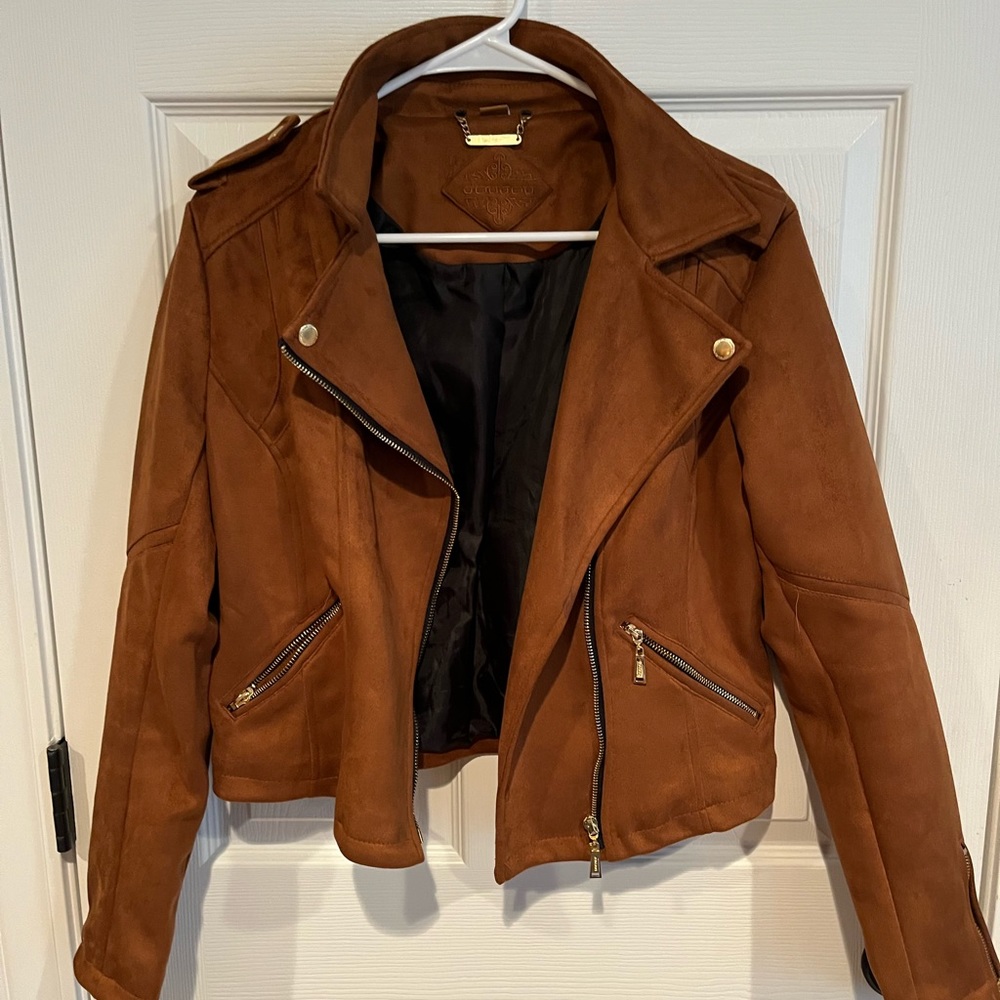 Suede jacket size M